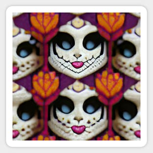 La Catrina Pattern Sticker